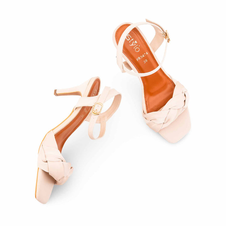 Cream Formal Sandal For Women FR5474