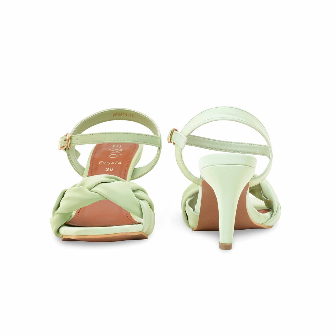 Green Formal Sandal For Women FR5474