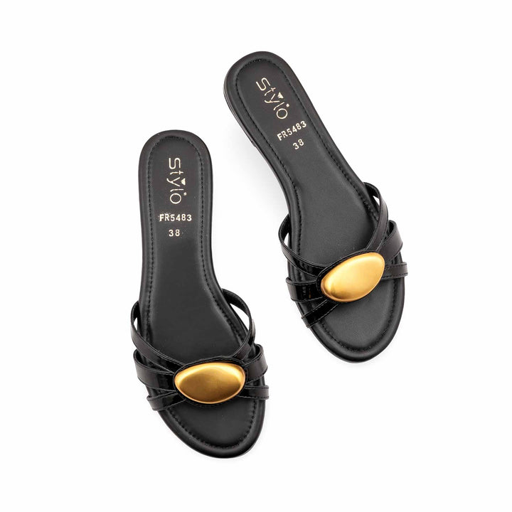 Black Formal Sandal For Women FR5483