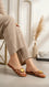 Tan Formal Slipper For Ladies FR5483