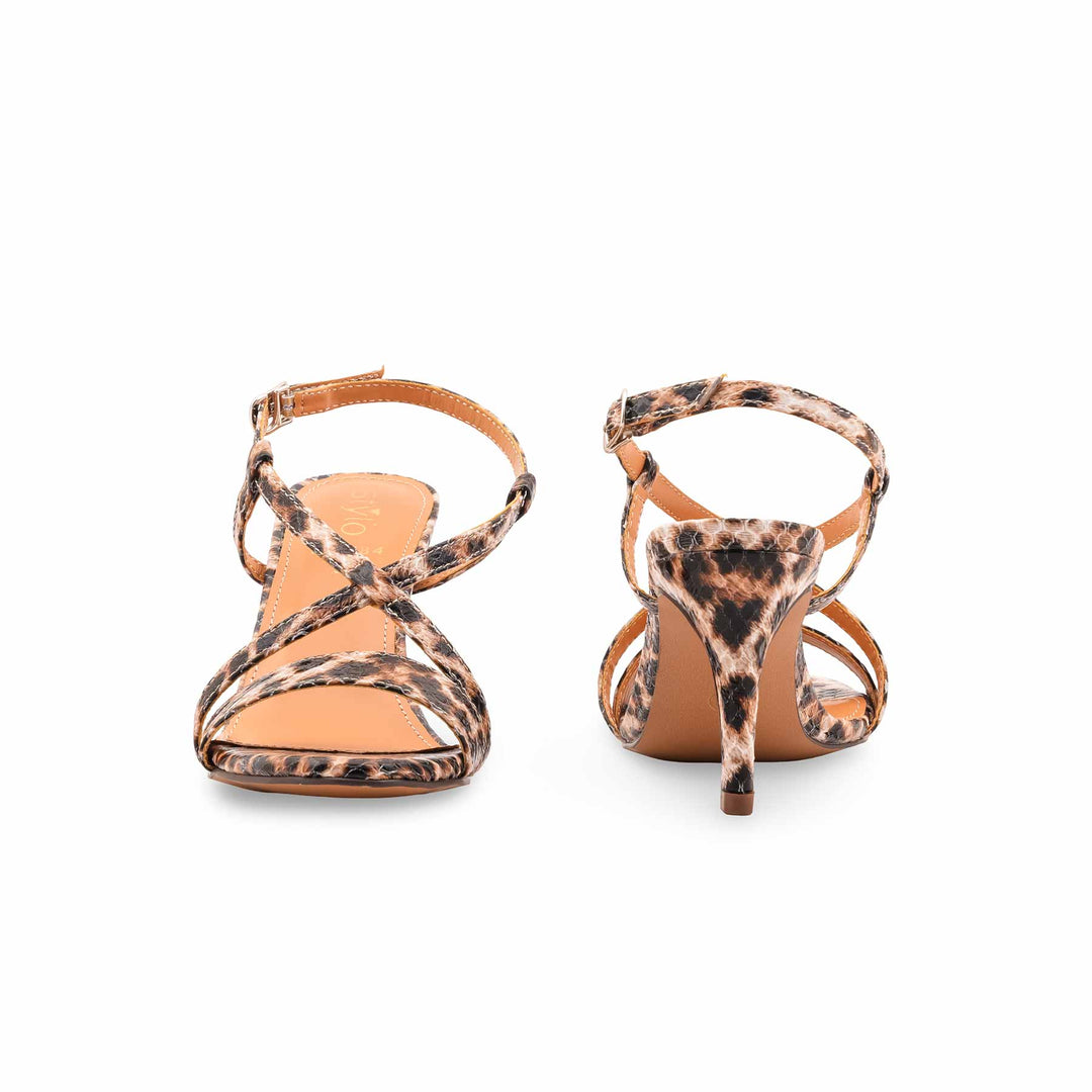 Beige Formal Sandal For Ladies FR5484