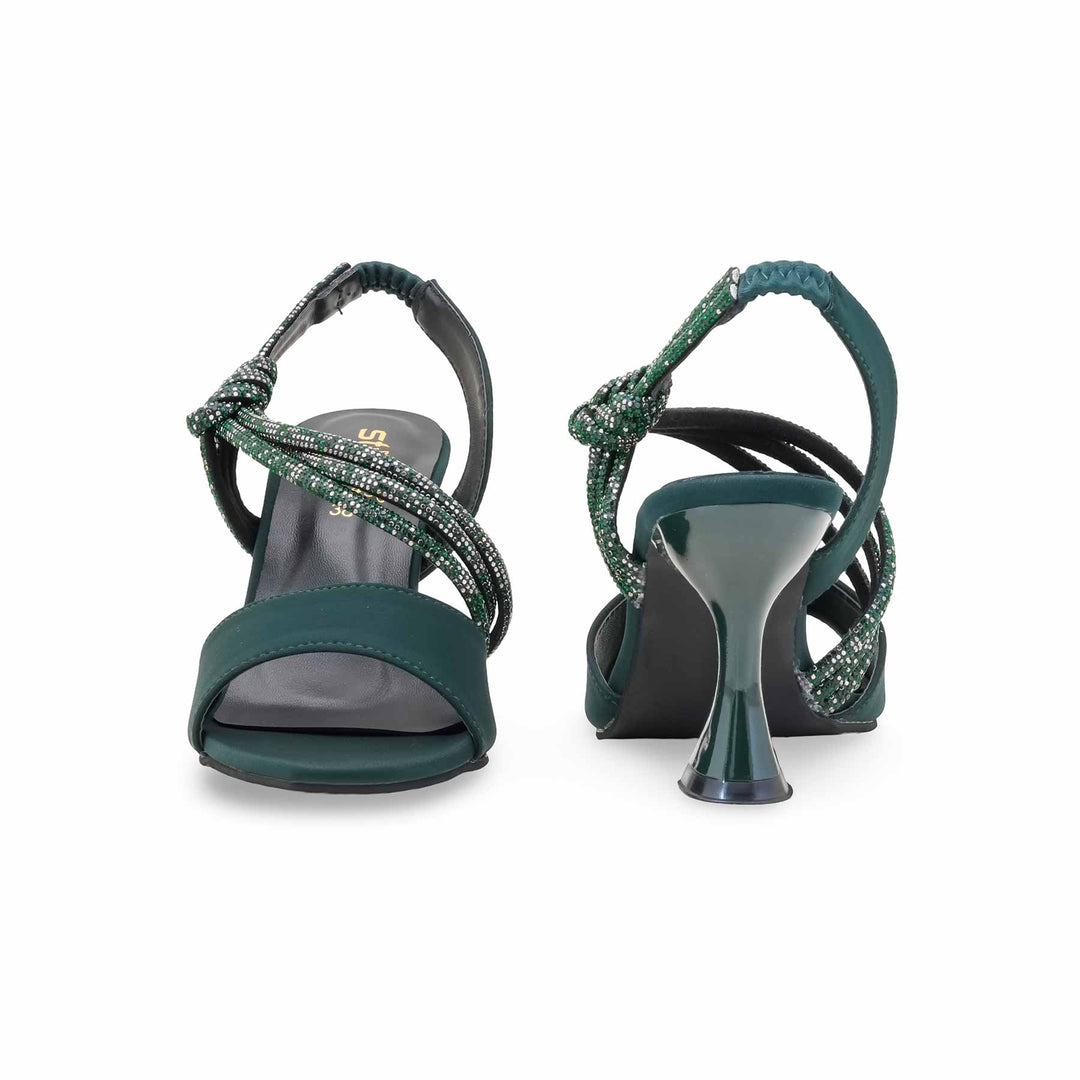 Green Formal Sandal For Women FR5496