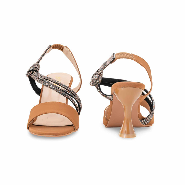 Beige Formal Sandal For Ladies FR5496