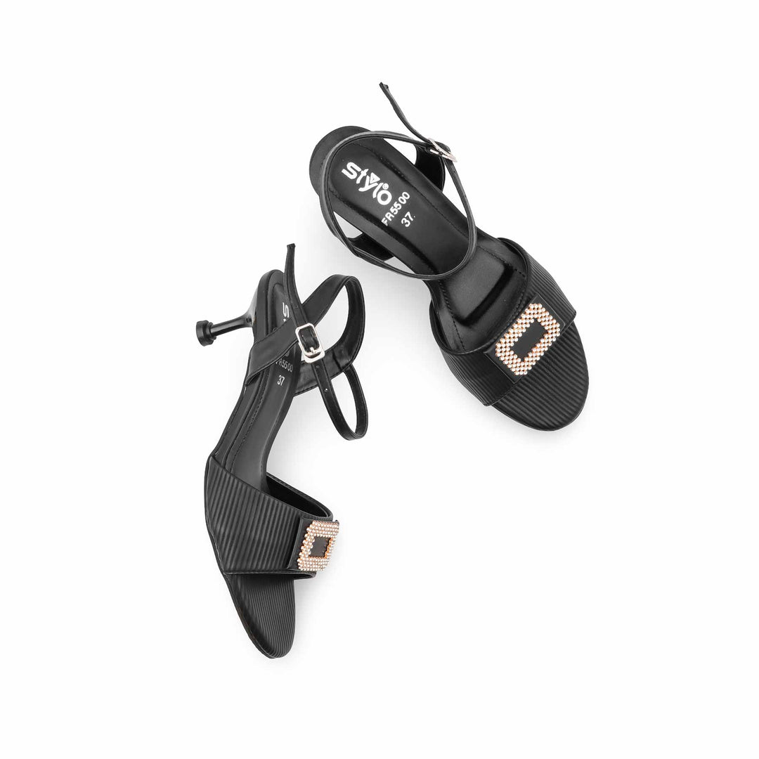 Black Formal Sandal For Women FR5500