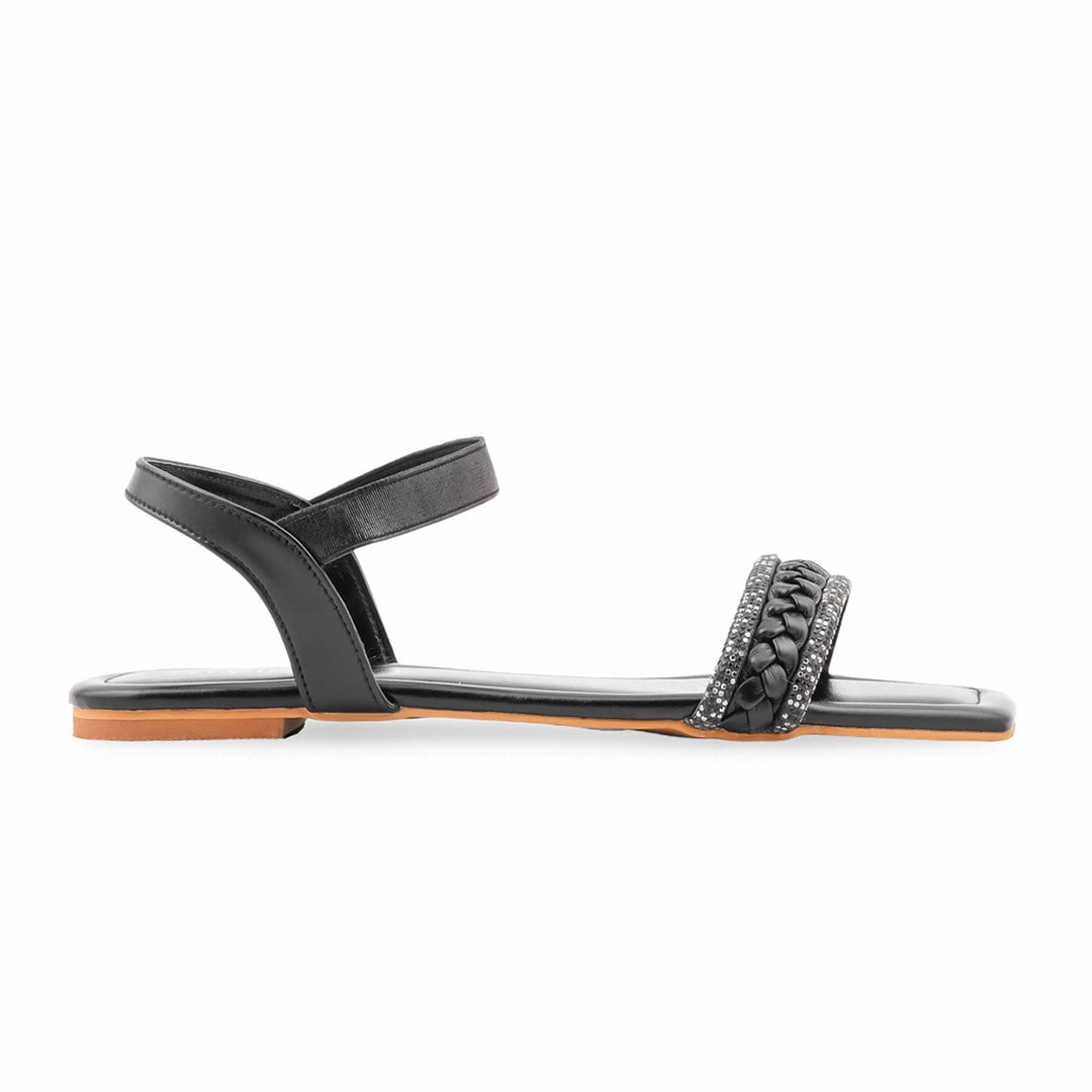 Black Formal Sandal For Ladies FR5504