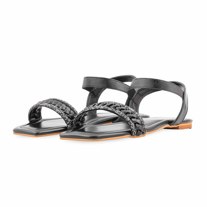 Black Formal Sandal For Ladies FR5504