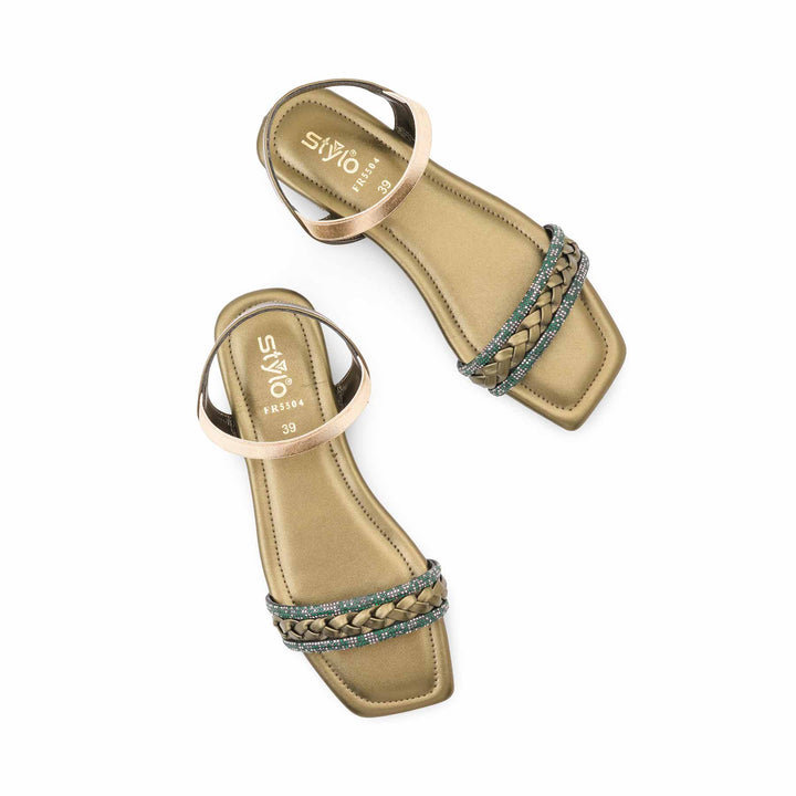 Green Formal Sandal For Ladies FR5504