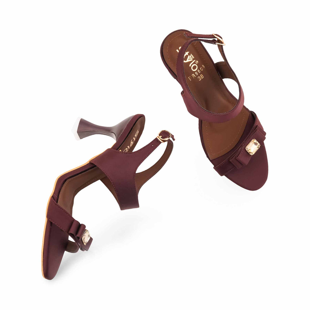 Brown Formal Sandal For Women FR5508