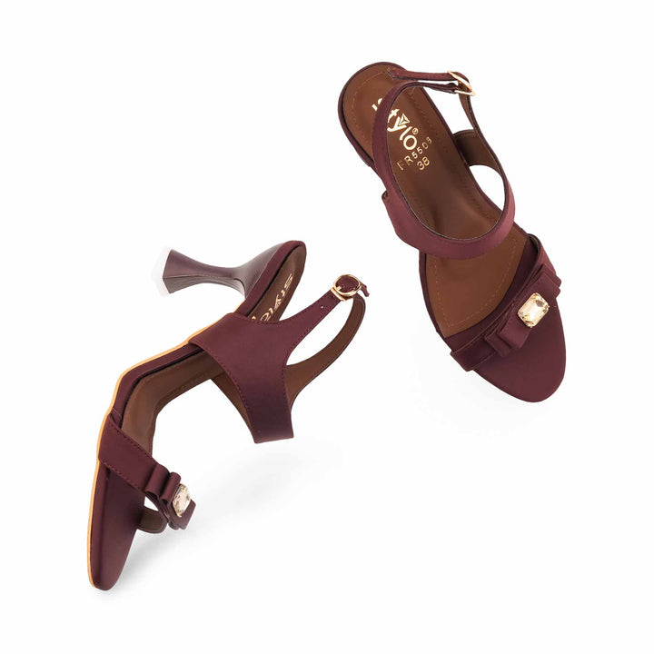 Brown Formal Sandal For Women FR5508