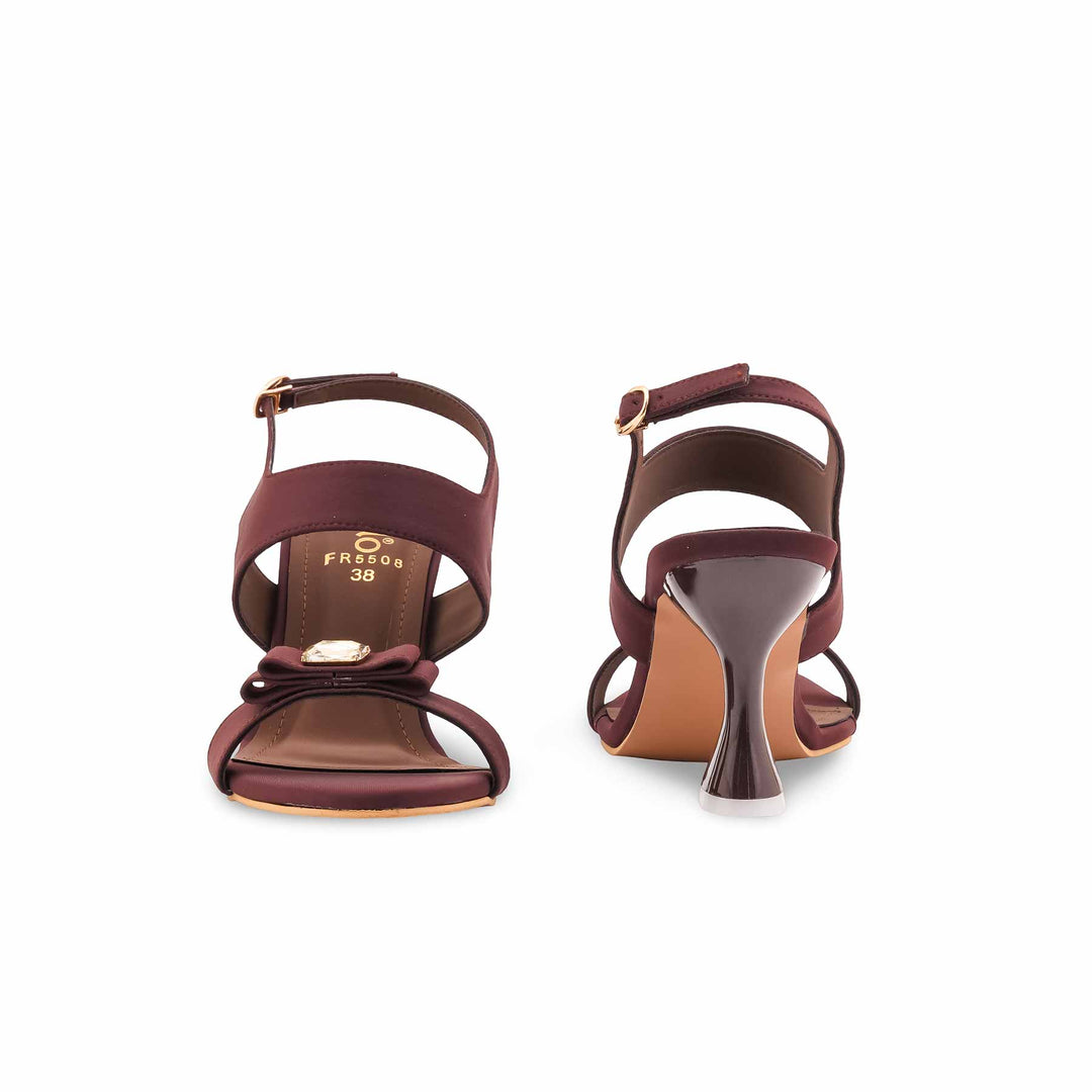 Brown Formal Sandal For Women FR5508