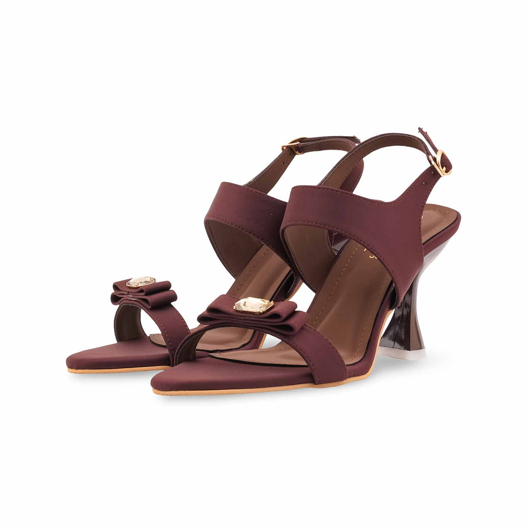 Brown Formal Sandal For Women FR5508