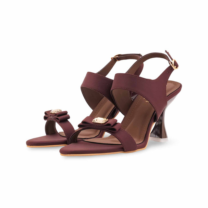 Brown Formal Sandal For Women FR5508