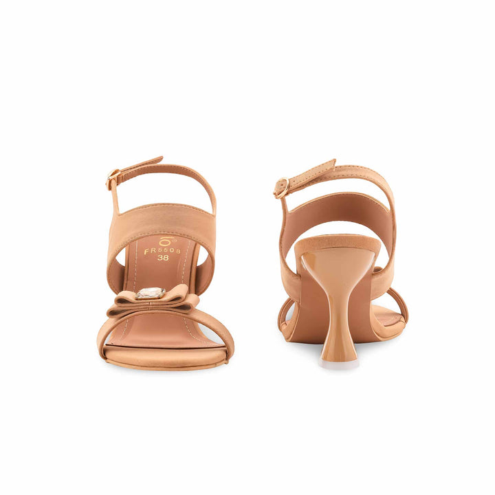 Beige Formal Sandal For Women FR5508