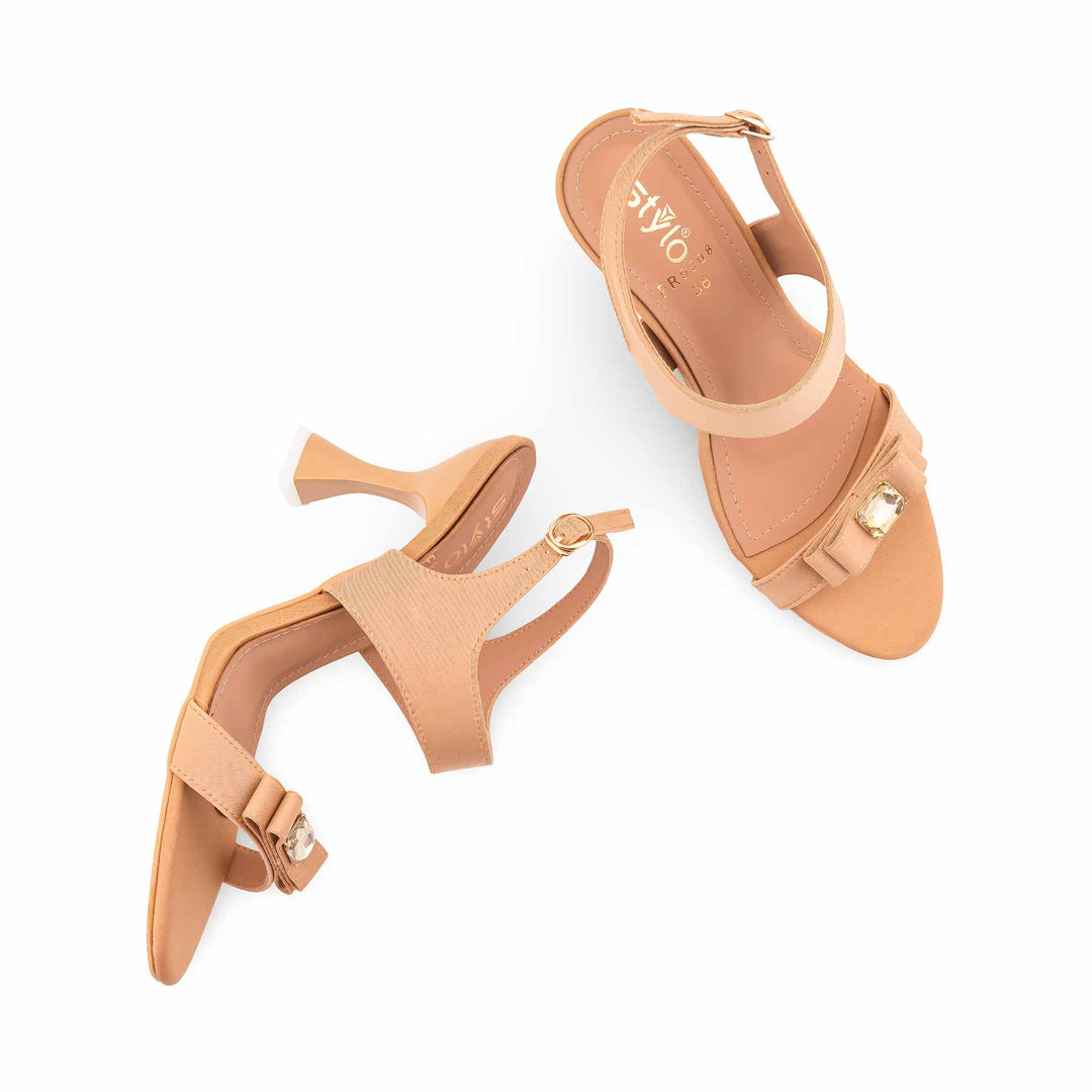 Beige Formal Sandal For Women FR5508