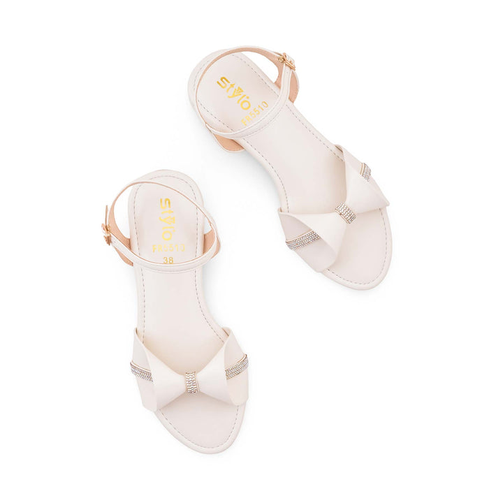 White Formal Sandal For Ladies FR5510