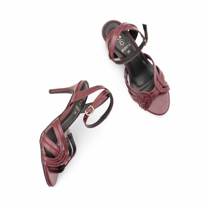 Maroon Formal Sandal For Ladies FR5513