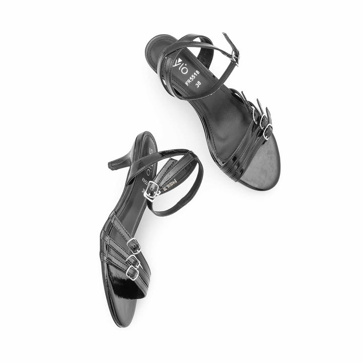 Black Formal Sandal For Women FR5518