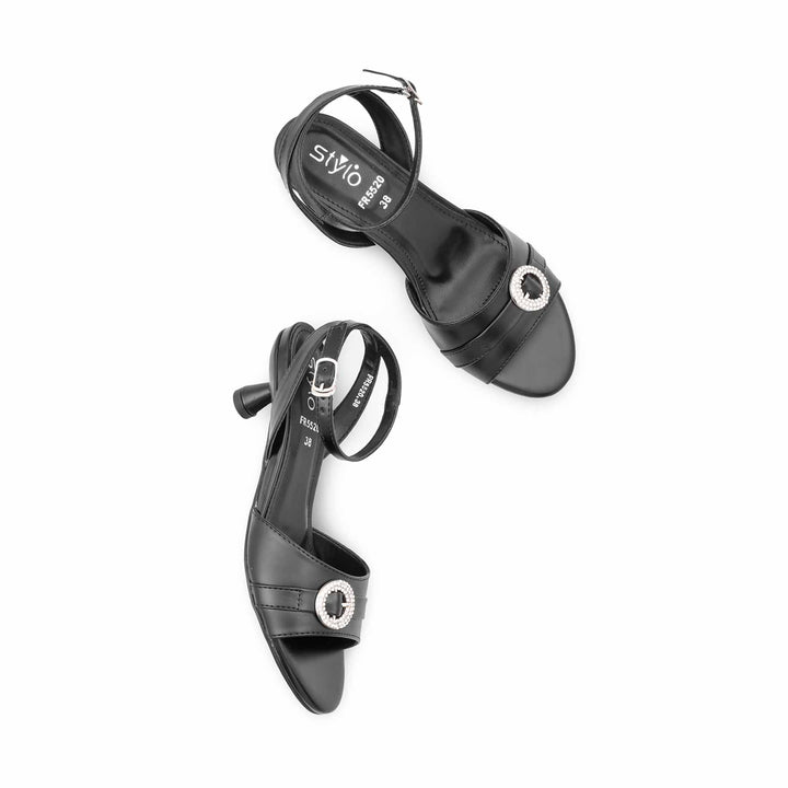 Black Formal Sandal For Women FR5520