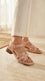 Peach Formal Sandal For Women FR5526