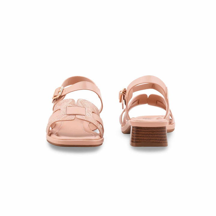 Peach Formal Sandal For Women FR5526