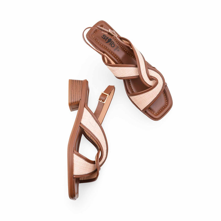 Mustard Formal Sandal For Women FR5527