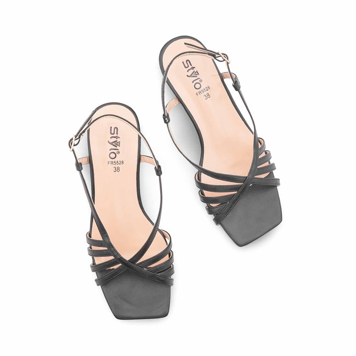 Black Formal Sandal For Ladies FR5528