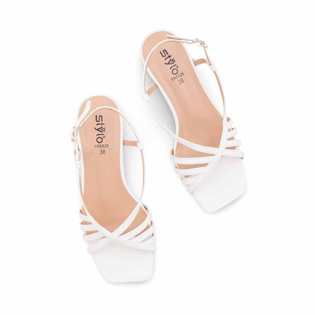 White Formal Sandal For Ladies FR5528