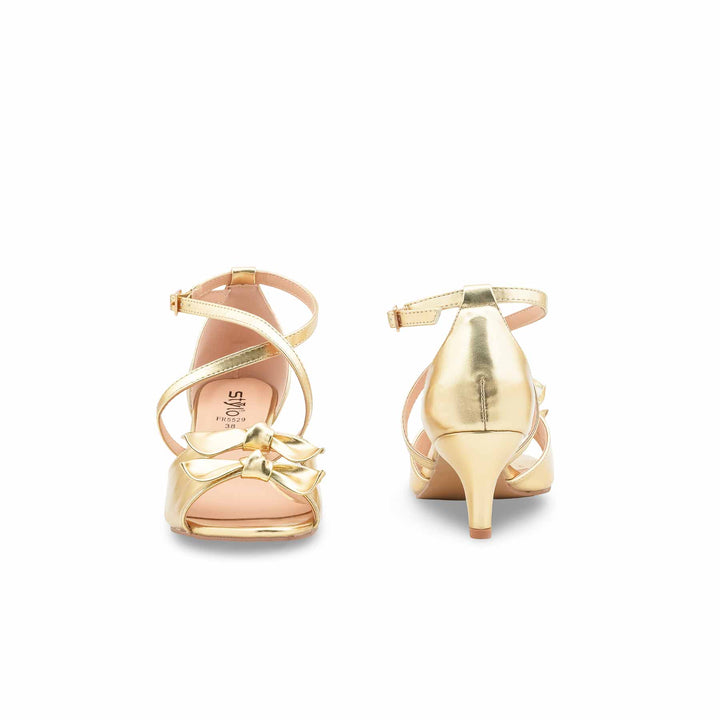 Golden Formal Sandal For Women FR5529