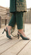 Green Formal Sandal For Women FR5530
