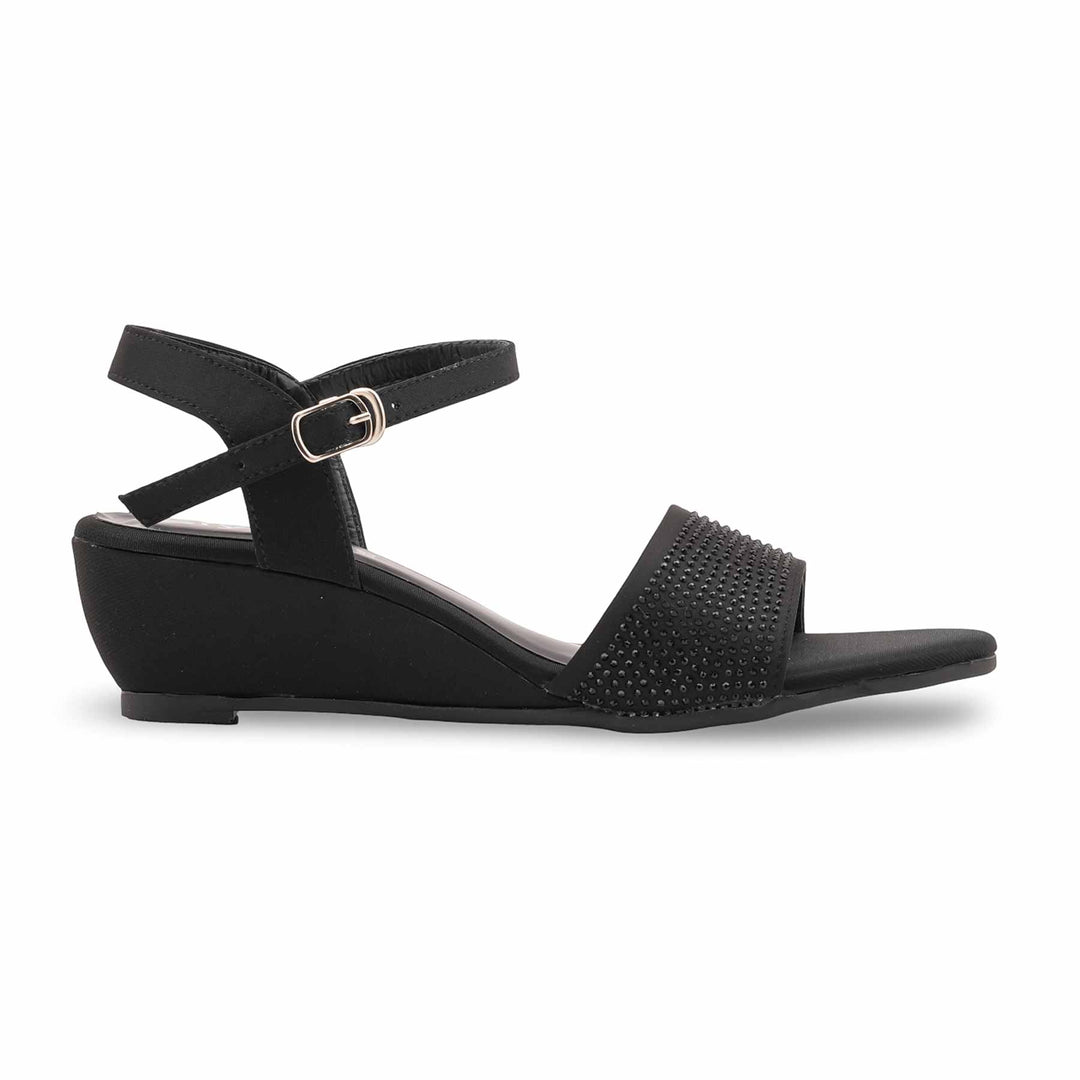 Black Formal Sandal For Ladies FR5535