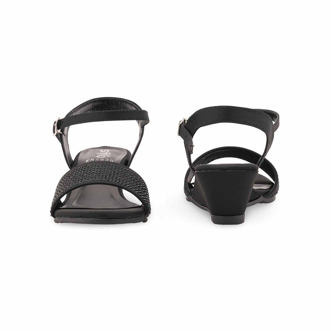 Black Formal Sandal For Ladies FR5535