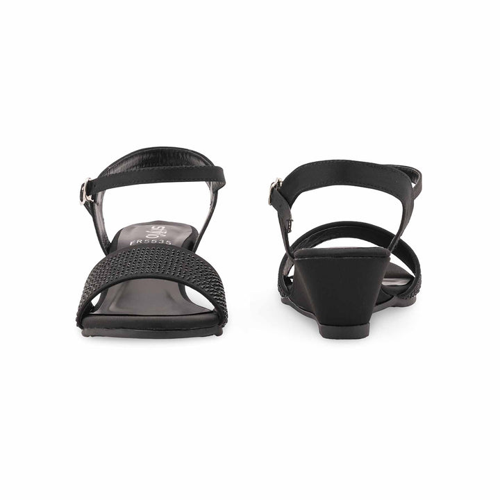 Black Formal Sandal For Ladies FR5535