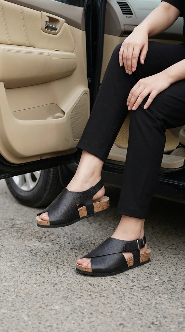 Black Formal Sandal For Women FR5554