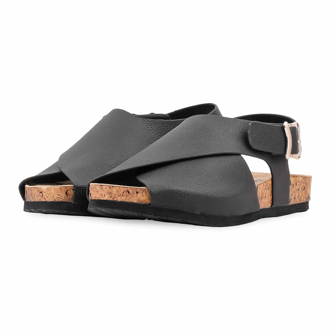 Black Formal Sandal For Women FR5554