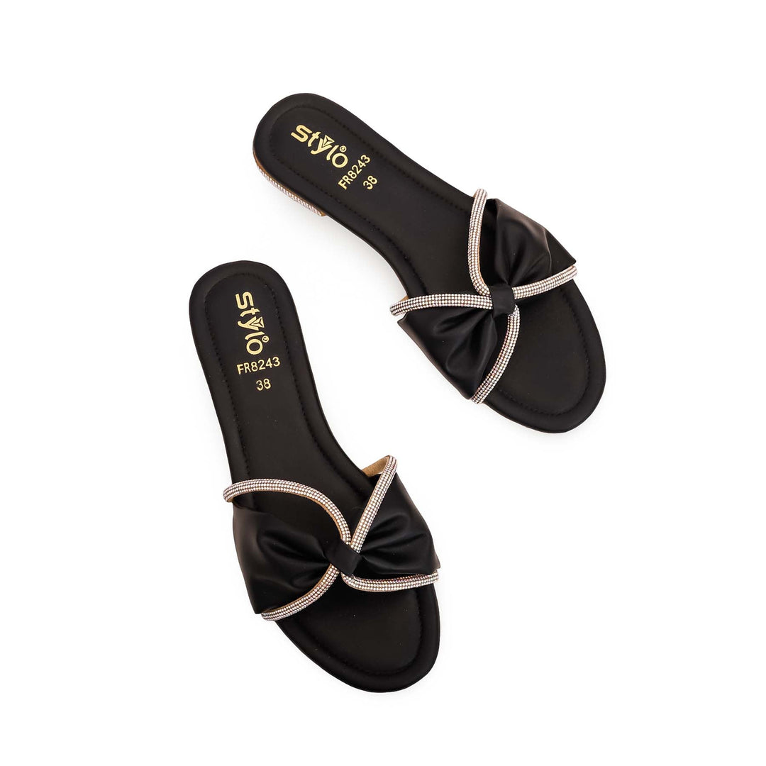 Black Formal Slipper FR8243