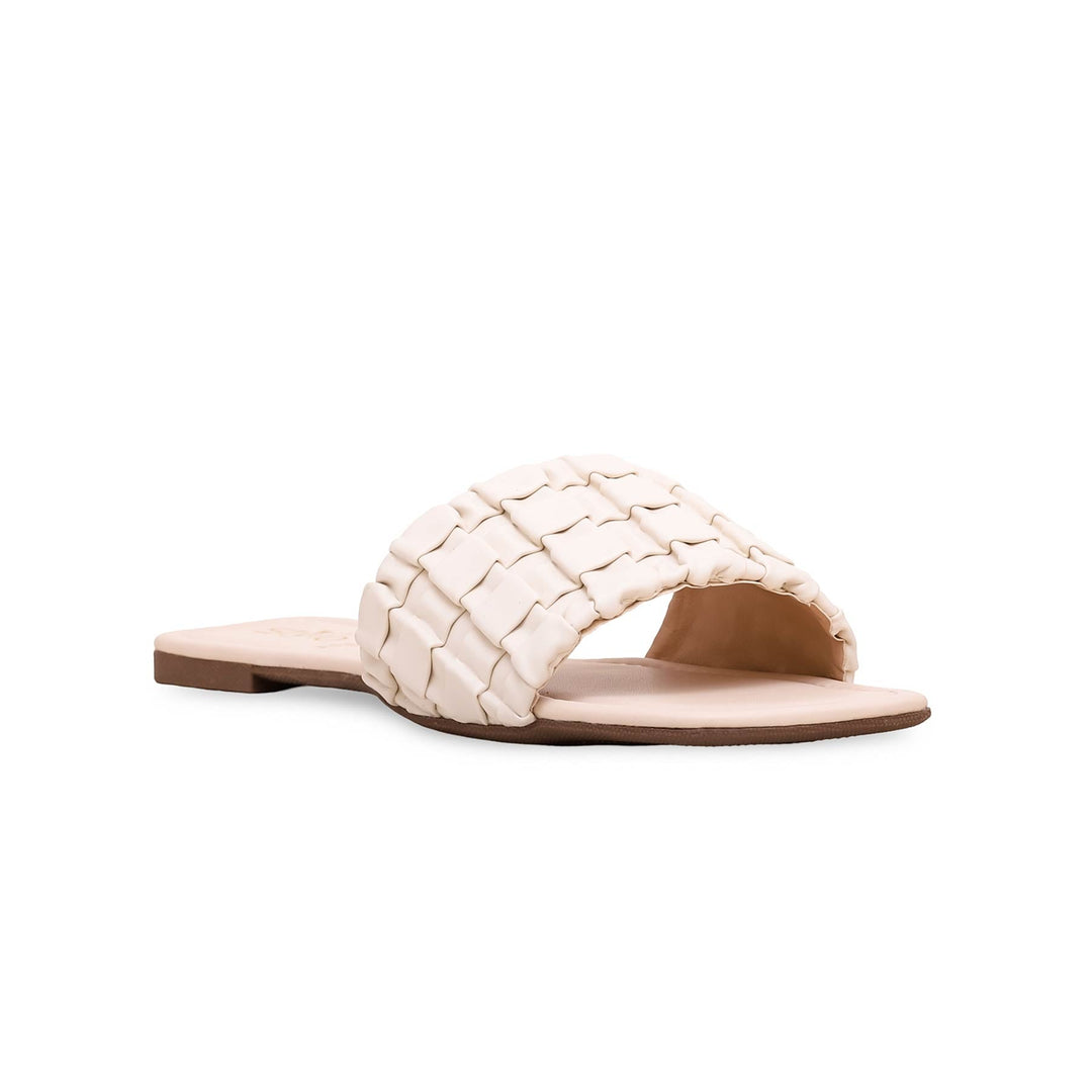 Cream Formal Slipper FR8247