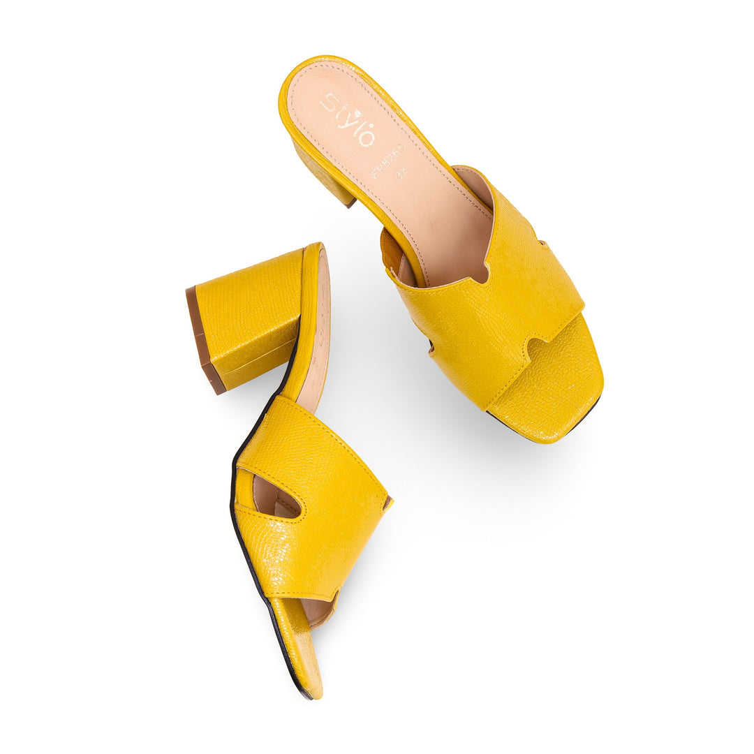 Yellow Formal Slipper FR8265