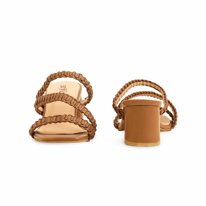 Brown Formal Slipper For Ladies FR8276