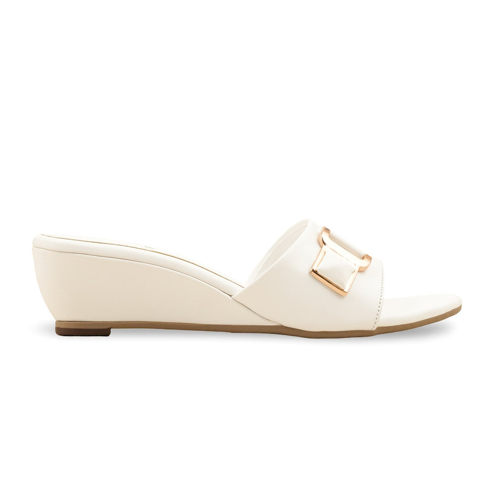 White Formal Slipper FR8281