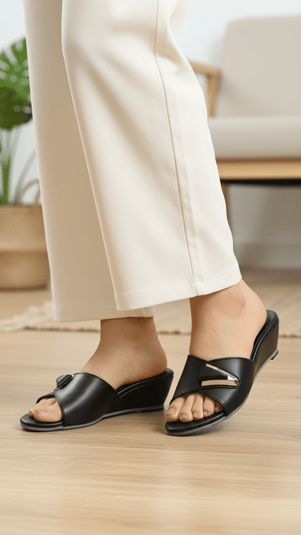 Black Formal Slipper FR8282