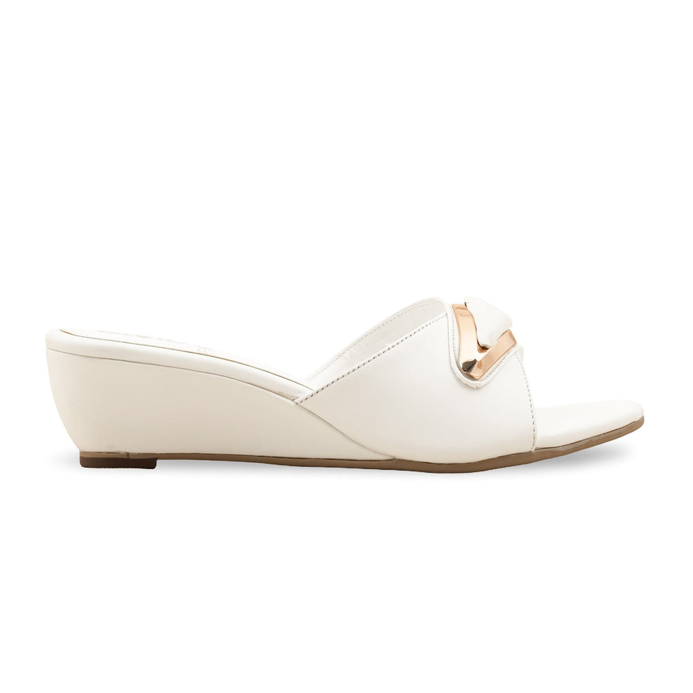 White Formal Slipper FR8282