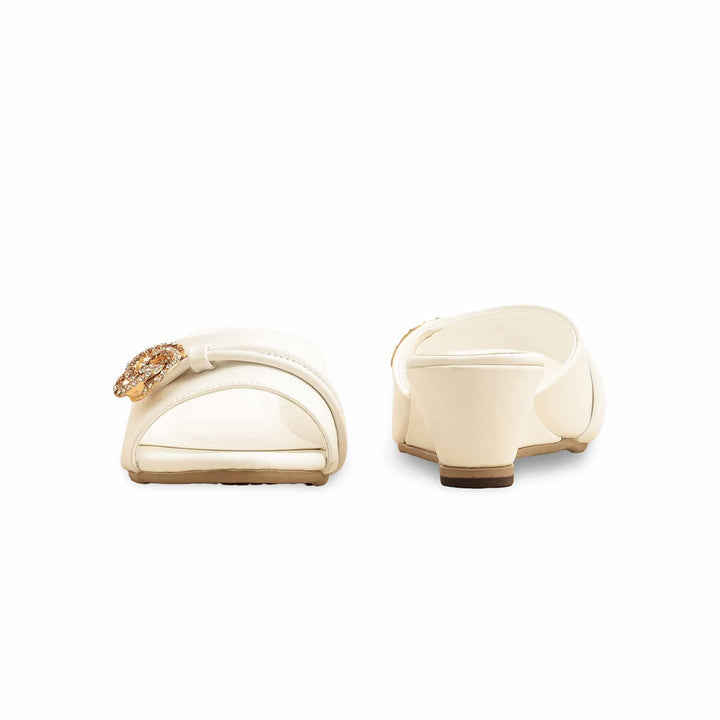 White Formal Slipper FR8283