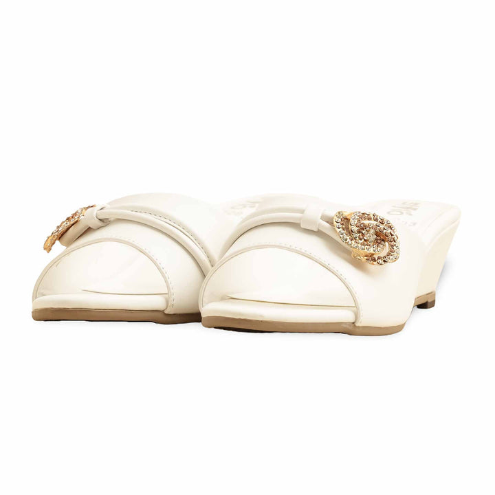 White Formal Slipper FR8283