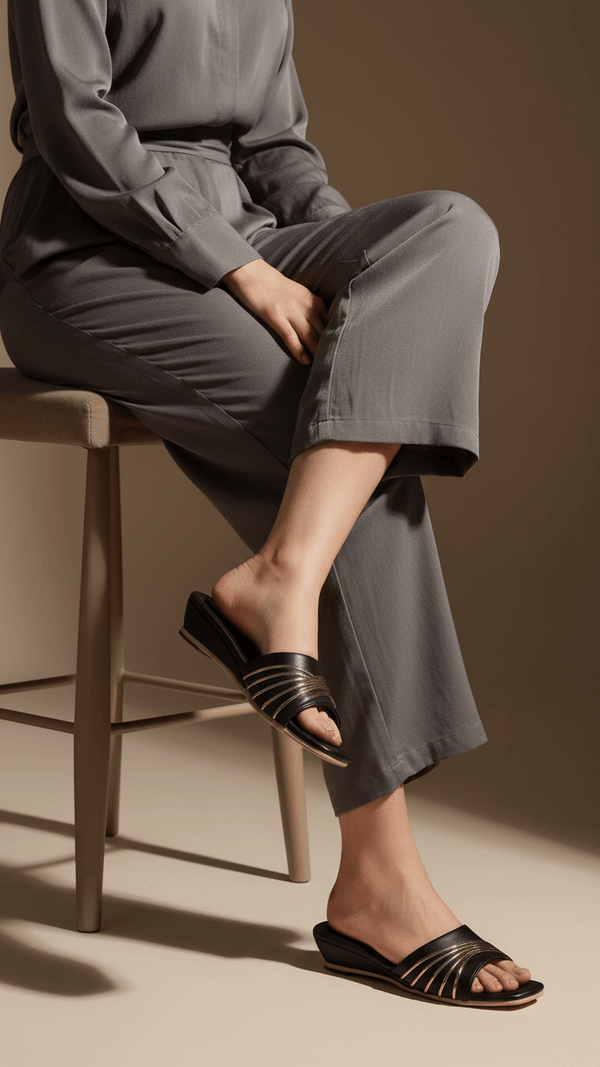 Black Formal Slipper FR8284