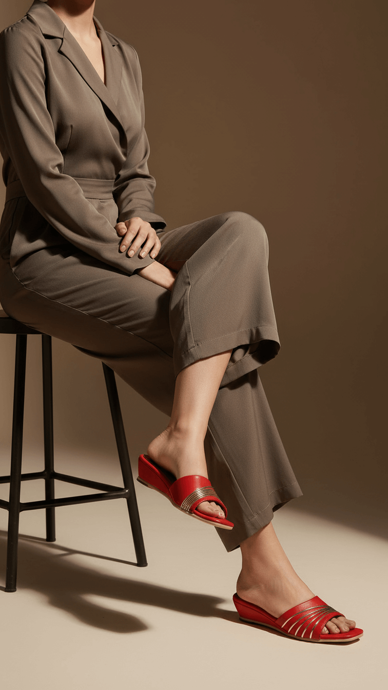 Maroon Formal Slipper FR8284