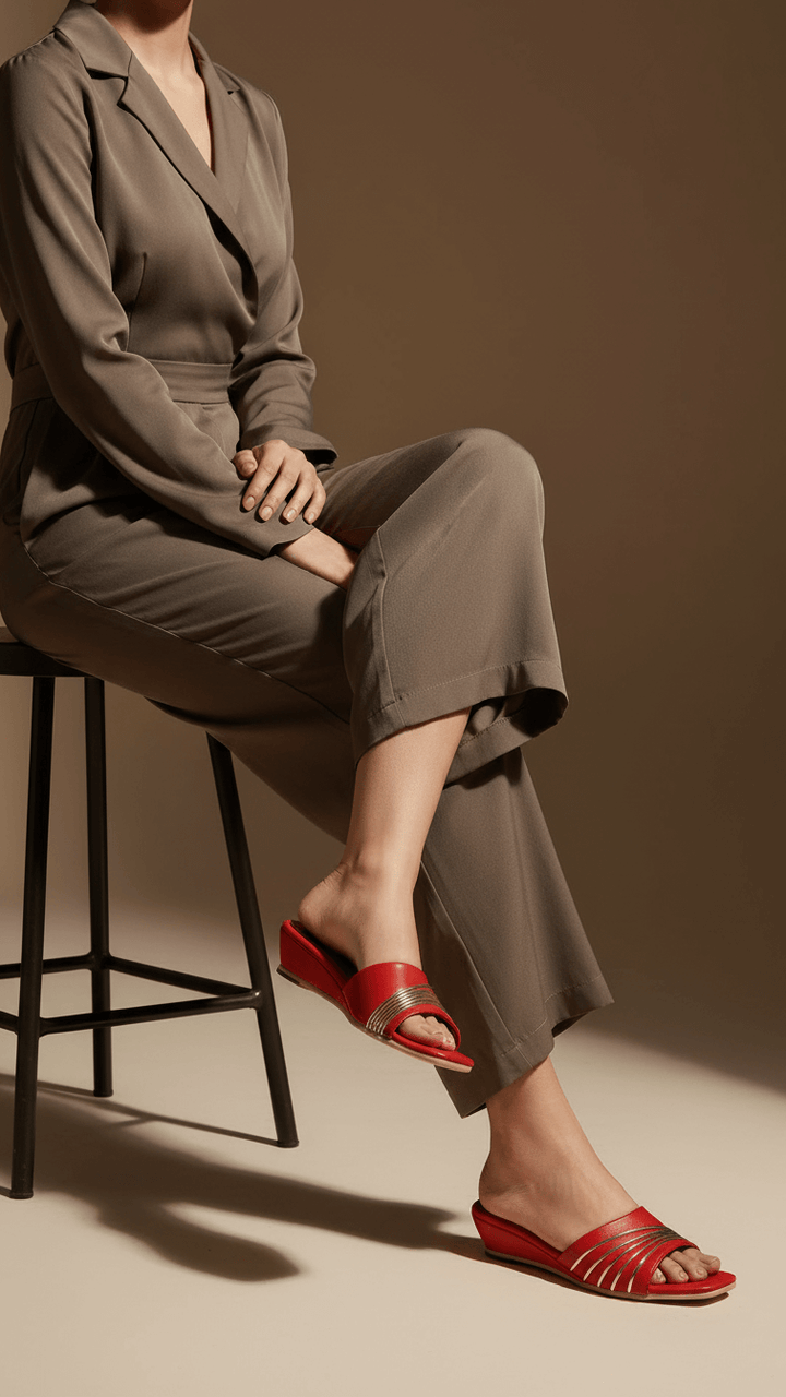 Maroon Formal Slipper FR8284