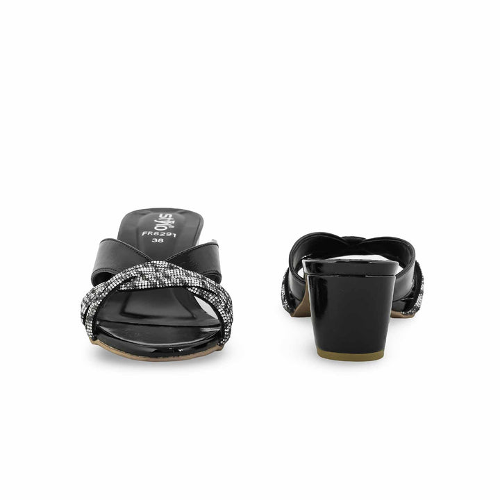 Black Formal Slipper FR8291