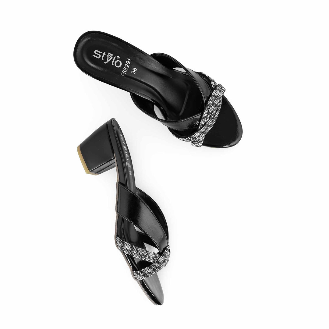 Black Formal Slipper FR8291