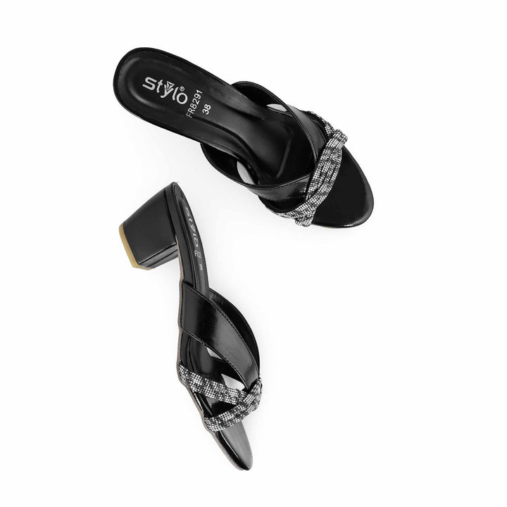 Black Formal Slipper FR8291