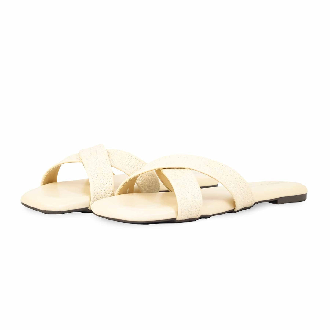 Cream Formal Slipper FR8294
